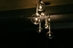 8-Light Ball Cluster Hanging Pendant for Staircase – Crystal Glass Ball Hanging Light (placeholder photo 1)