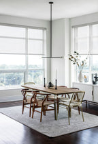 Linear LED Chandelier for Dining Table – Gold Oval Ring Pendant Light (placeholder photo 2)