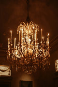 Antique Brass 5-Light Bell Chandelier (placeholder photo 1)